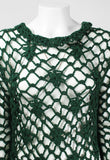 YOHJI YAMAMOTO FW 1991 CROCHET KNIT DRESS