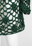 YOHJI YAMAMOTO FW 1991 CROCHET KNIT DRESS