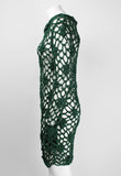 YOHJI YAMAMOTO FW 1991 CROCHET KNIT DRESS