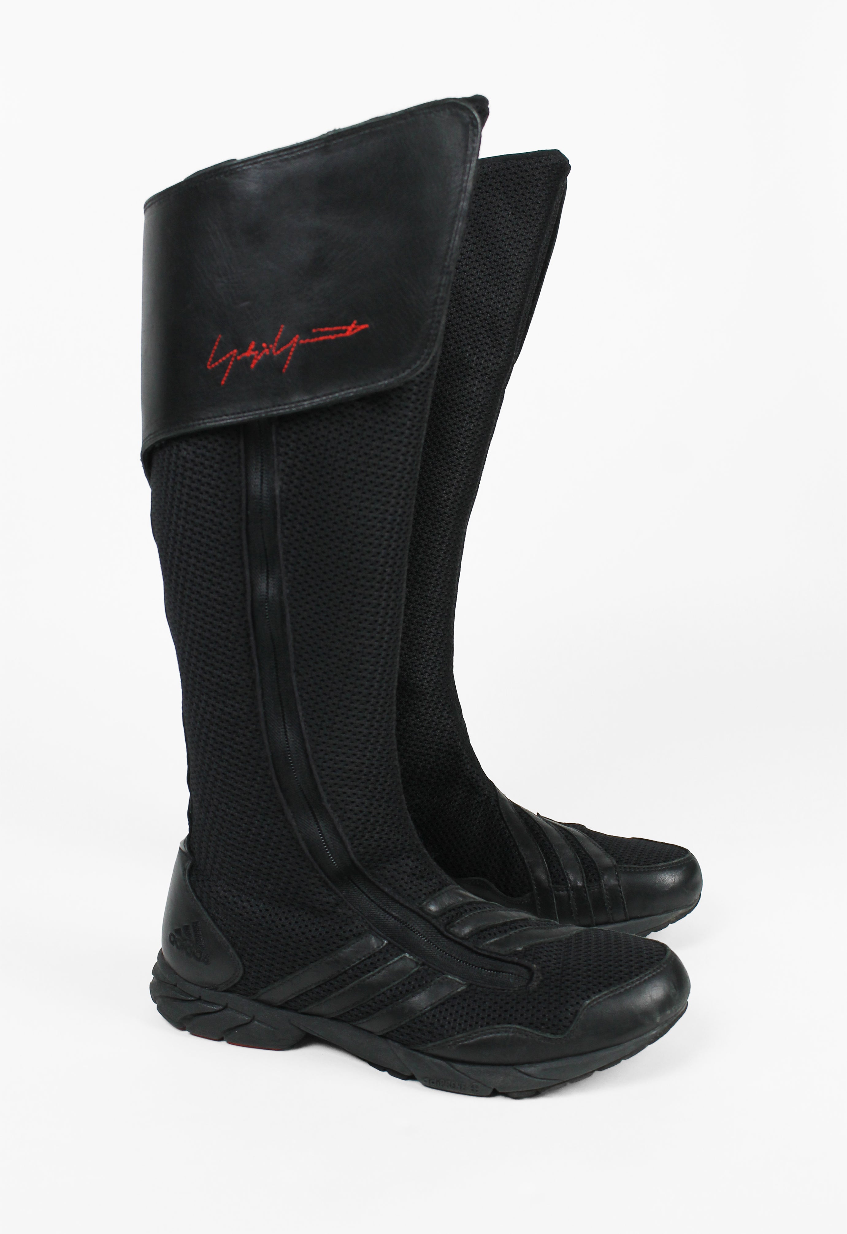 YOHJI YAMAMOTO X ADIDAS FW 2002 KNEE HIGH HYBRID TRAINERS