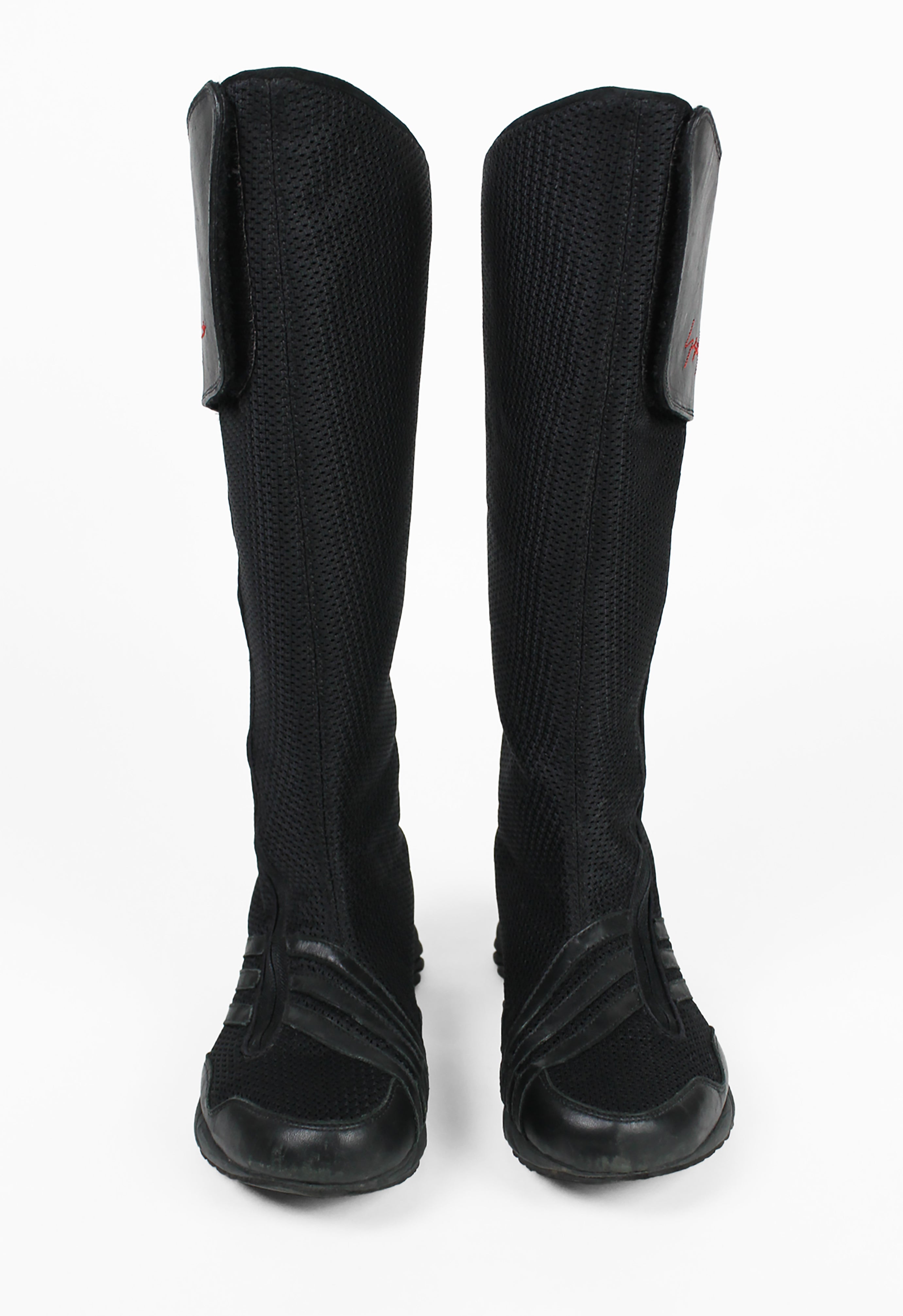 靴 yama hige YOHJI YAMAMOTO X ADIDAS FW 2002 KNEE HIGH HYBRID TRAINERS