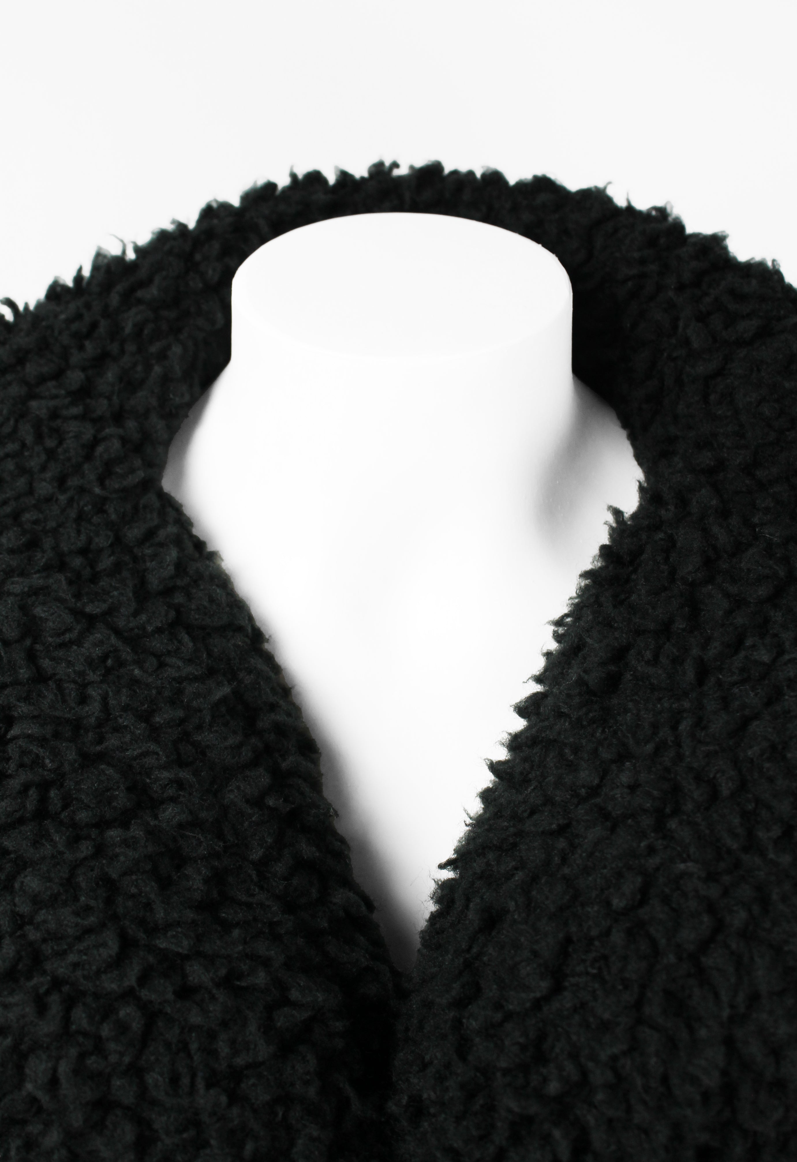 YOHJI YAMAMOTO FW 2014 OVERSIZED CONVERTIBLE COLLAR JACKET