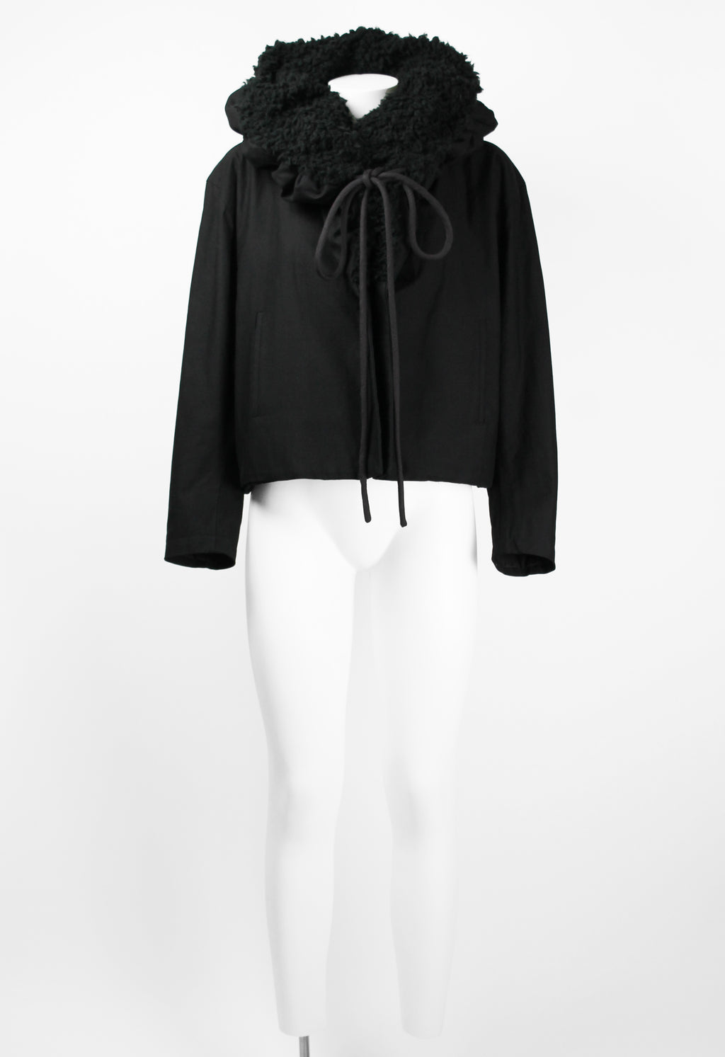 YOHJI YAMAMOTO FW 2014 OVERSIZED CONVERTIBLE COLLAR JACKET