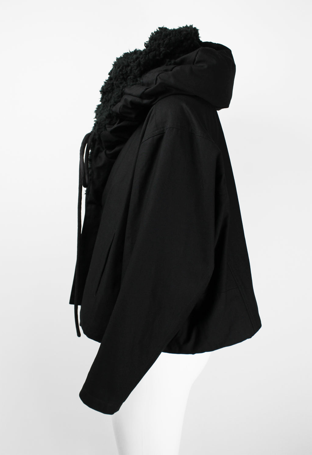 YOHJI YAMAMOTO FW 2014 OVERSIZED CONVERTIBLE COLLAR JACKET