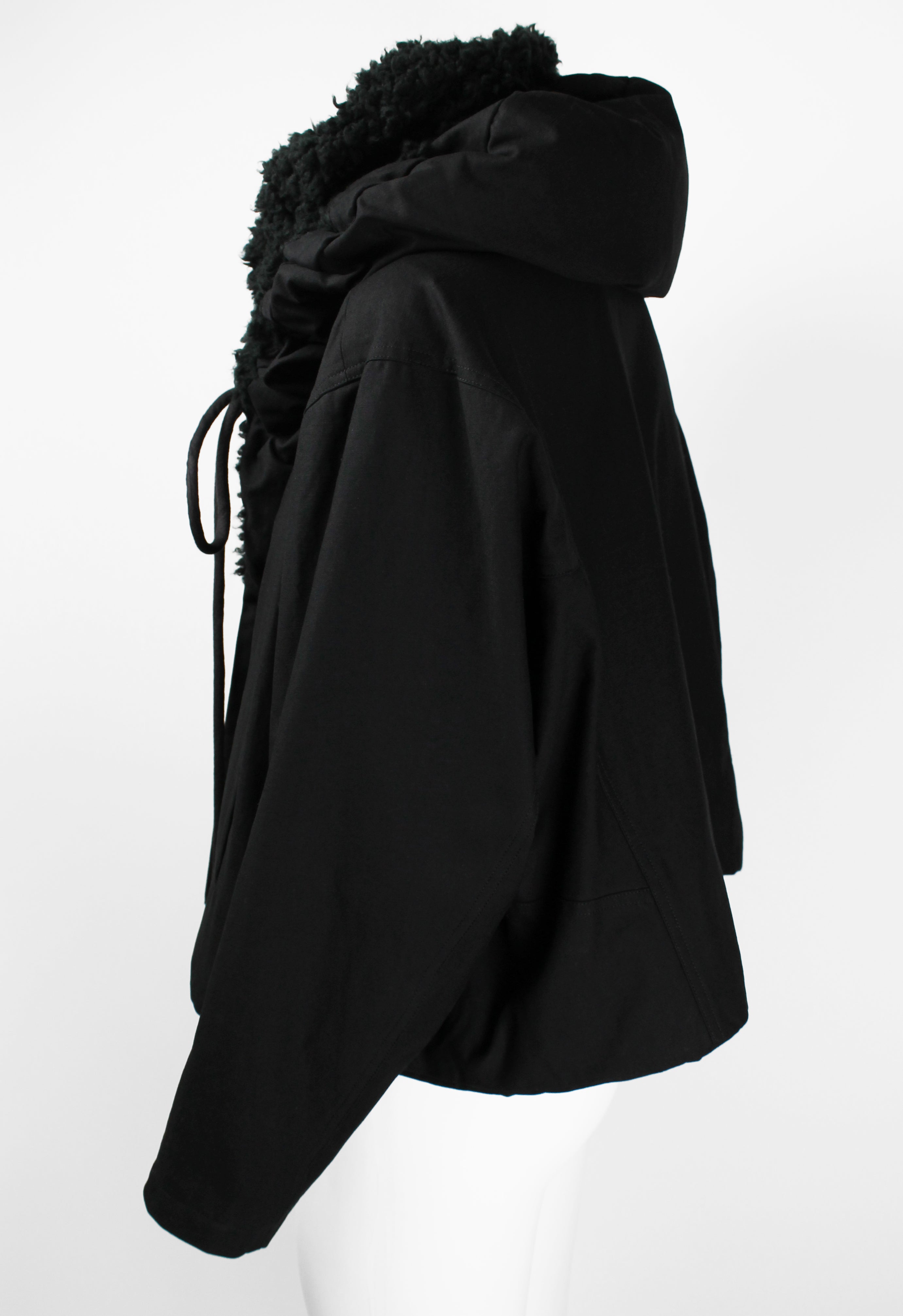 YOHJI YAMAMOTO FW 2014 OVERSIZED CONVERTIBLE COLLAR JACKET