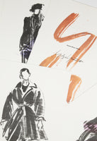 YOHJI YAMAMOTO FW 1992 LOOKBOOK ILLUSTRATIONS