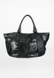 YOHJI YAMAMOTO LEATHER PATCHWORK BAG