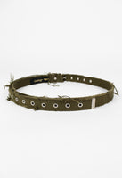 YOHJI YAMAMOTO POUR HOMME DISTRESSED EYELET BELT