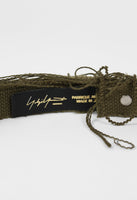 YOHJI YAMAMOTO POUR HOMME DISTRESSED EYELET BELT