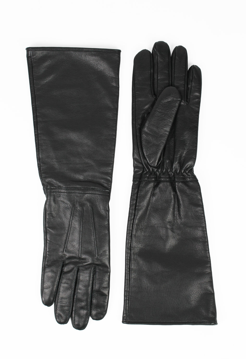 YOHJI YAMAMOTO POUR HOMME FW 2022 LONG LEATHER GLOVES