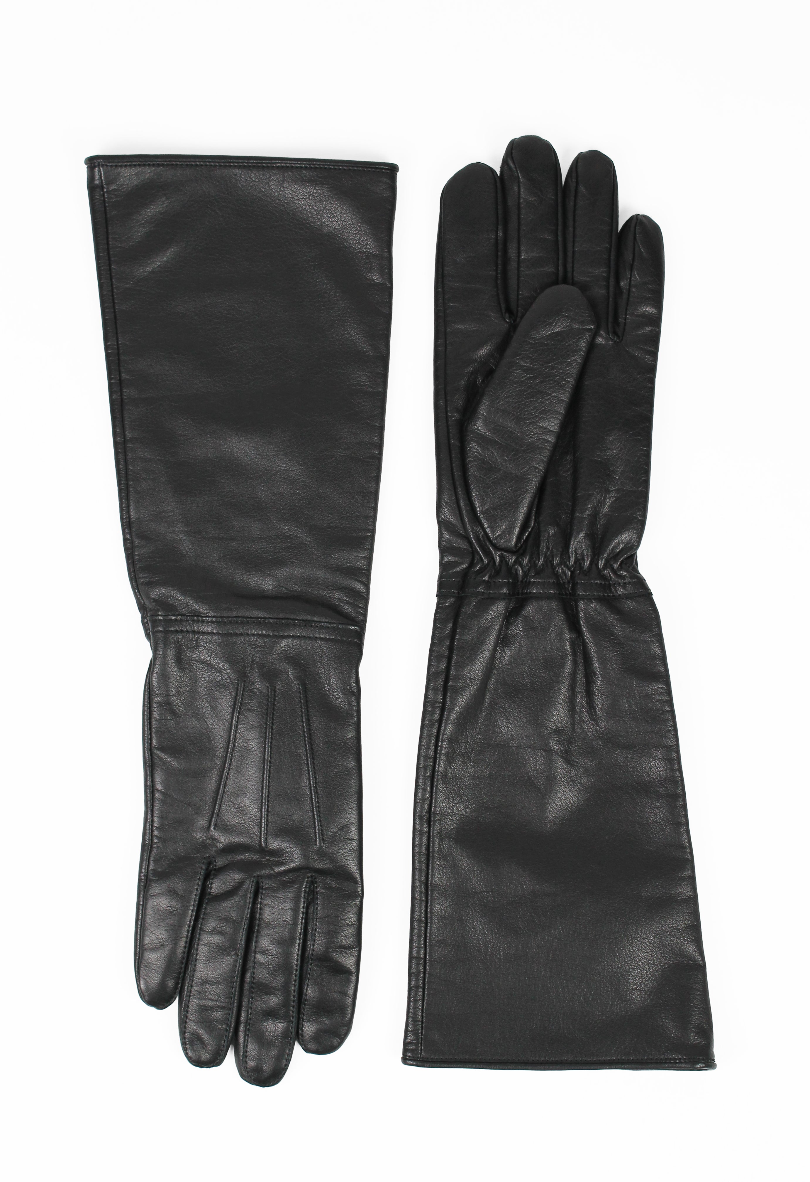 YOHJI YAMAMOTO POUR HOMME FW 2022 LONG LEATHER GLOVES