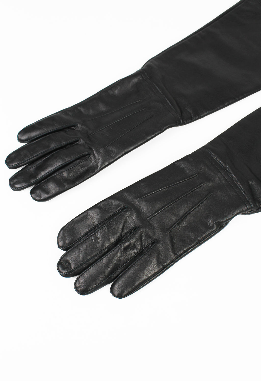 YOHJI YAMAMOTO POUR HOMME FW 2022 LONG LEATHER GLOVES