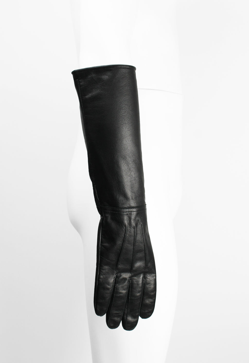 YOHJI YAMAMOTO POUR HOMME FW 2022 LONG LEATHER GLOVES