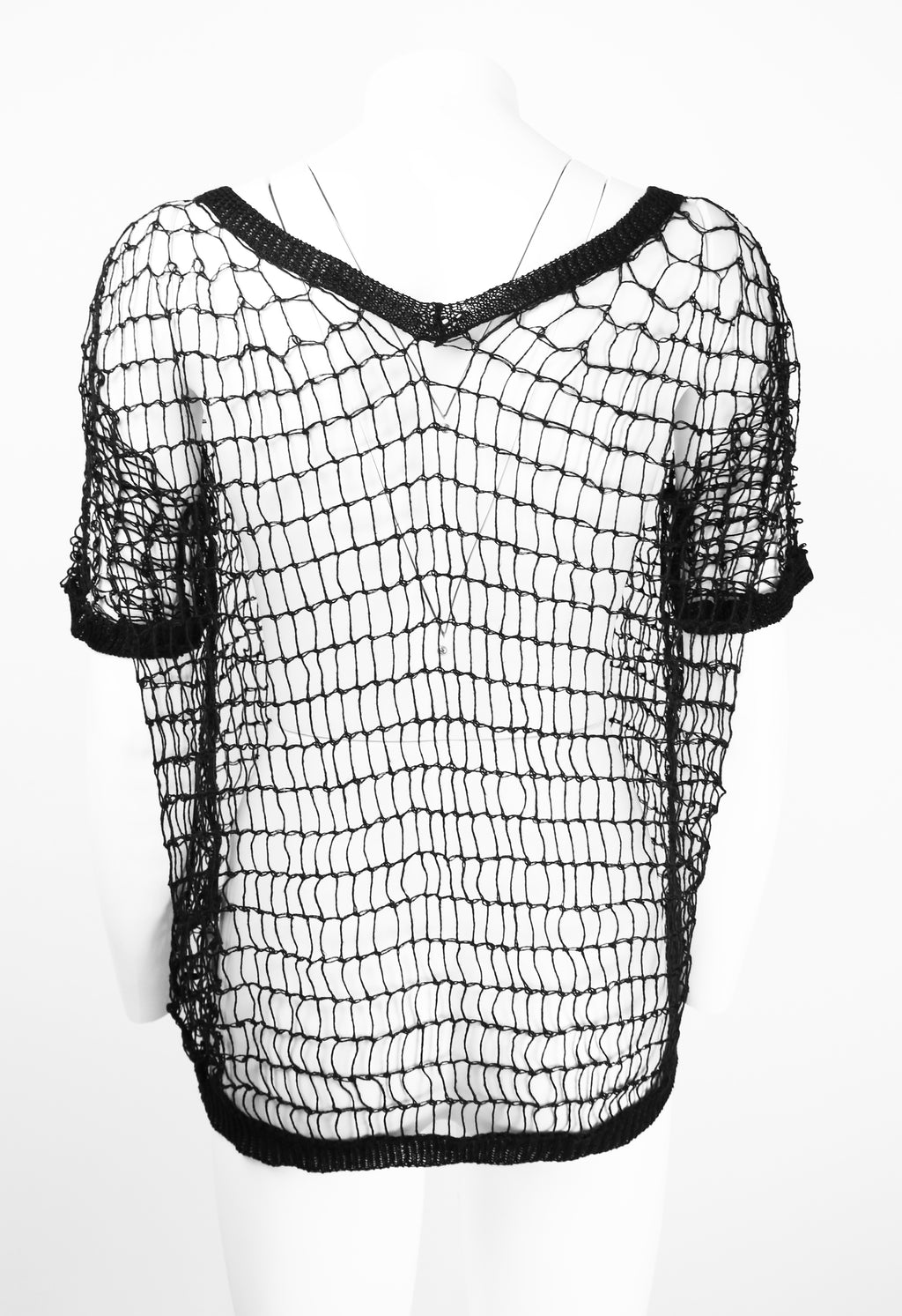 YOHJI YAMAMOTO SS 2004 WIDE MESH TOP