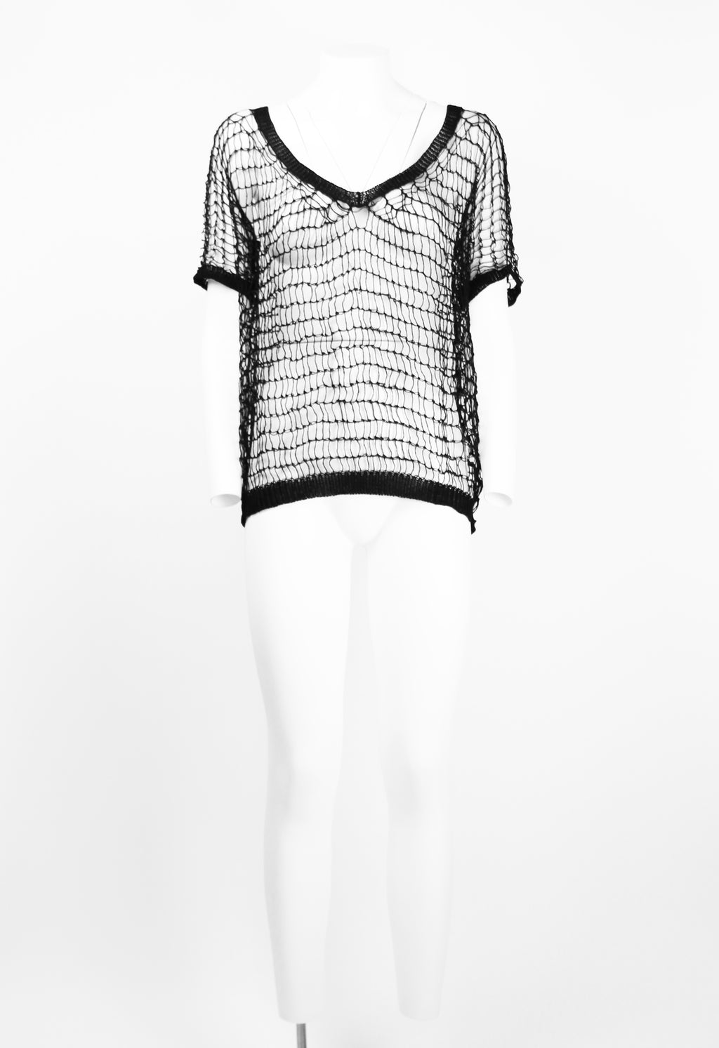 YOHJI YAMAMOTO SS 2004 WIDE MESH TOP