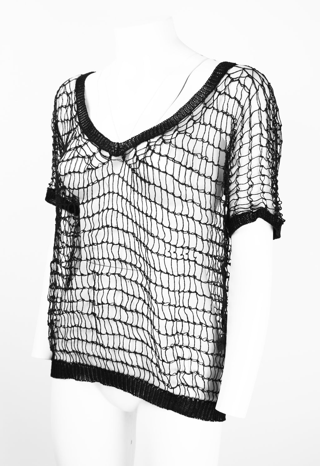 YOHJI YAMAMOTO SS 2004 WIDE MESH TOP