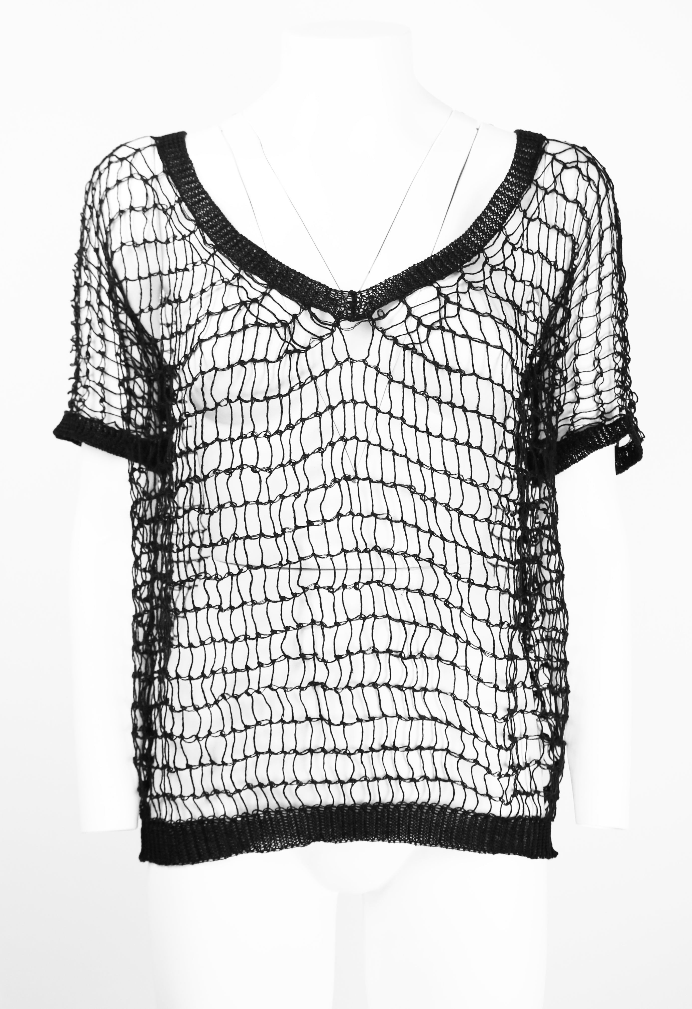 YOHJI YAMAMOTO SS 2004 WIDE MESH TOP