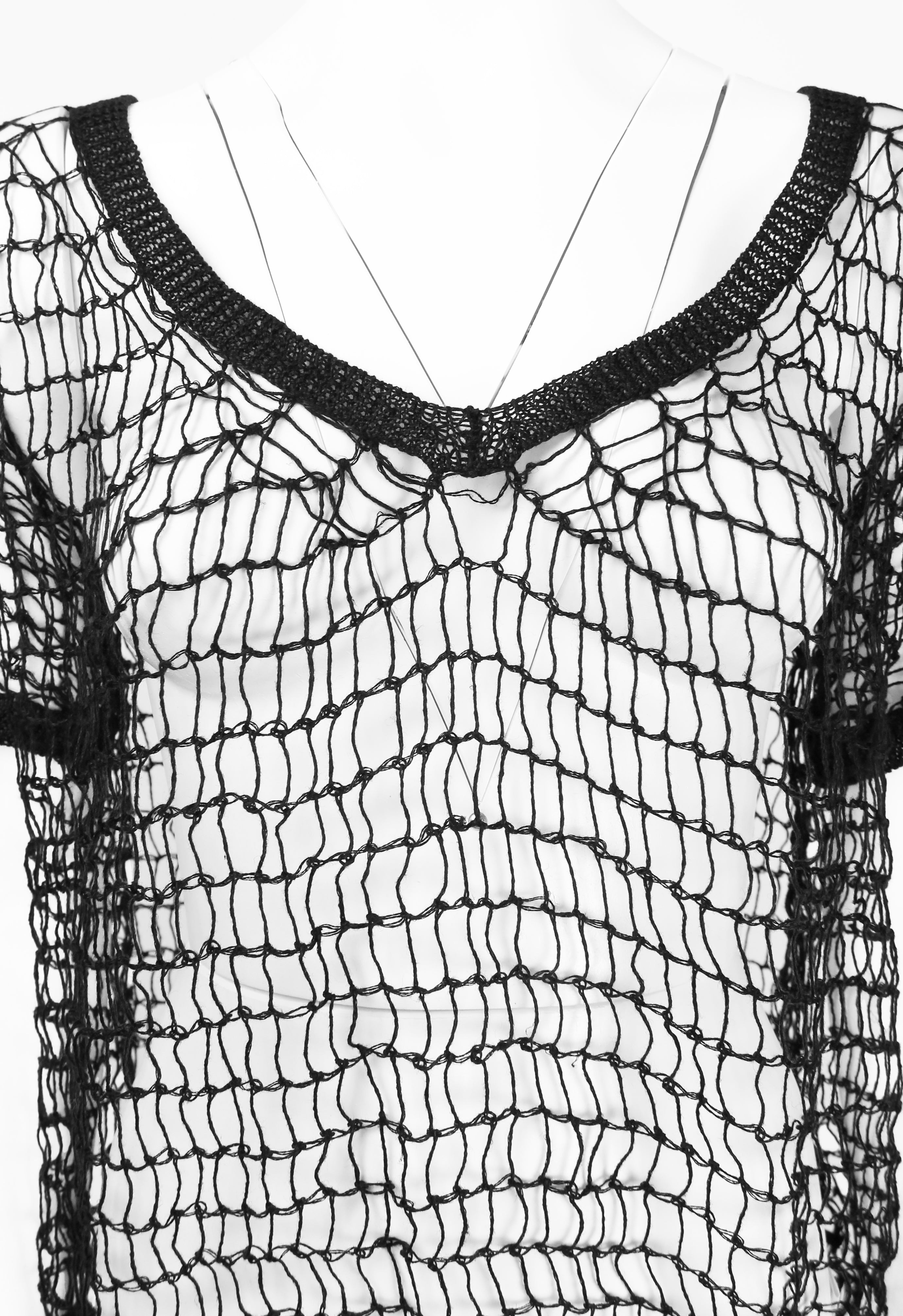 YOHJI YAMAMOTO SS 2004 WIDE MESH TOP