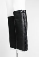 YOHJI YAMAMOTO SS 2007 LEATHER GAITERS