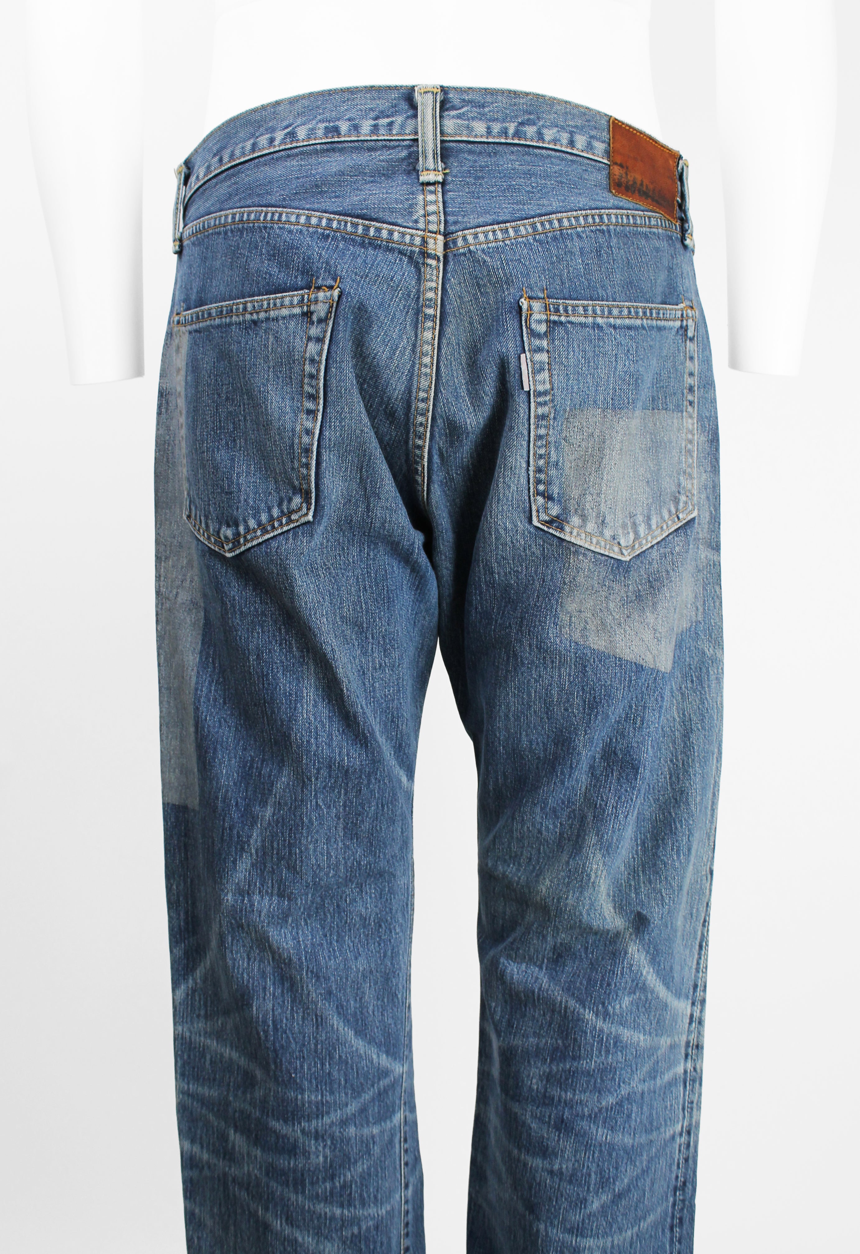 YOHJI YAMAMOTO POUR HOMME X SPOTTED HORSE SS 2002 MAGIC WASH JEANS