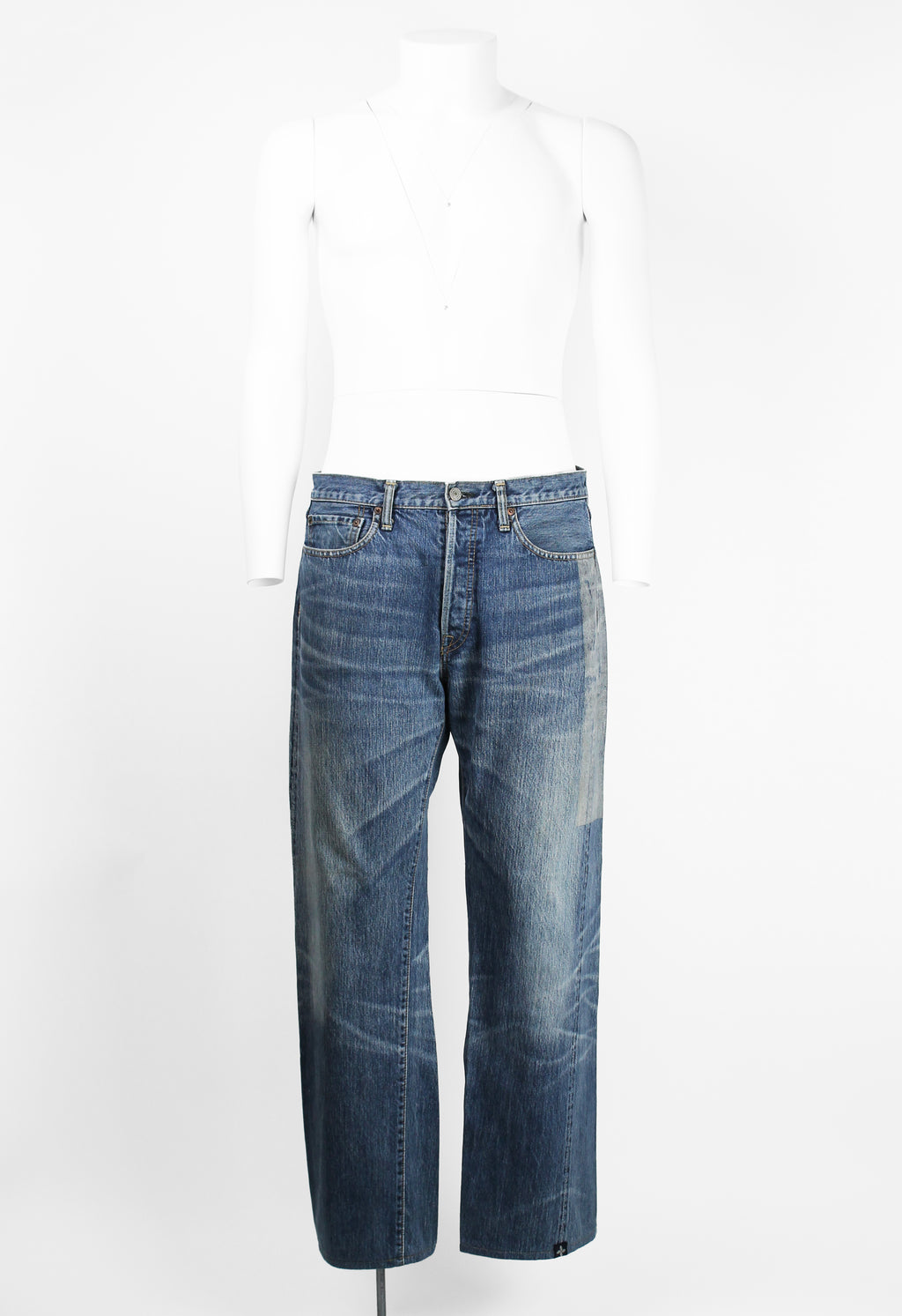 YOHJI YAMAMOTO POUR HOMME X SPOTTED HORSE SS 2002 MAGIC WASH JEANS