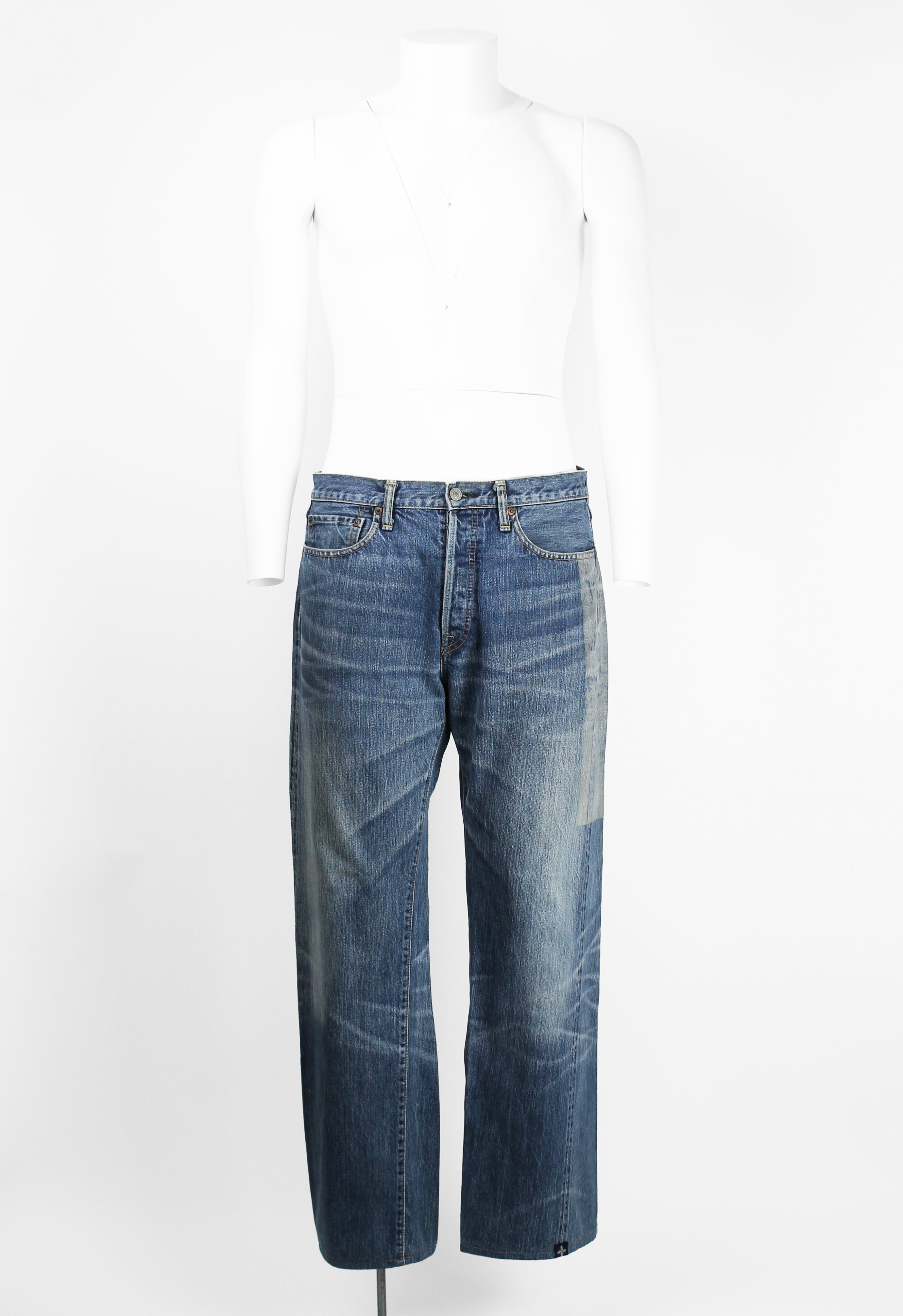 YOHJI YAMAMOTO POUR HOMME X SPOTTED HORSE SS 2002 MAGIC WASH JEANS