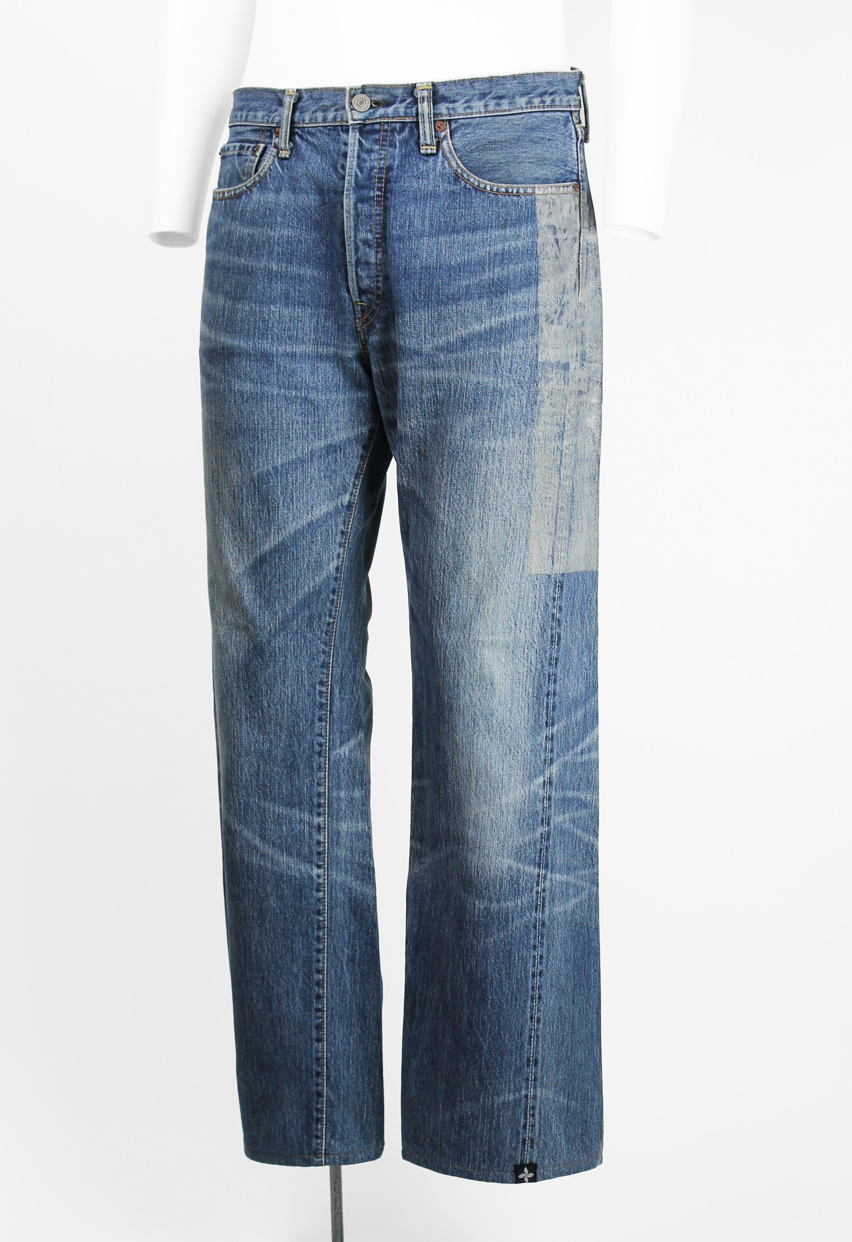 YOHJI YAMAMOTO POUR HOMME X SPOTTED HORSE SS 2002 MAGIC WASH JEANS