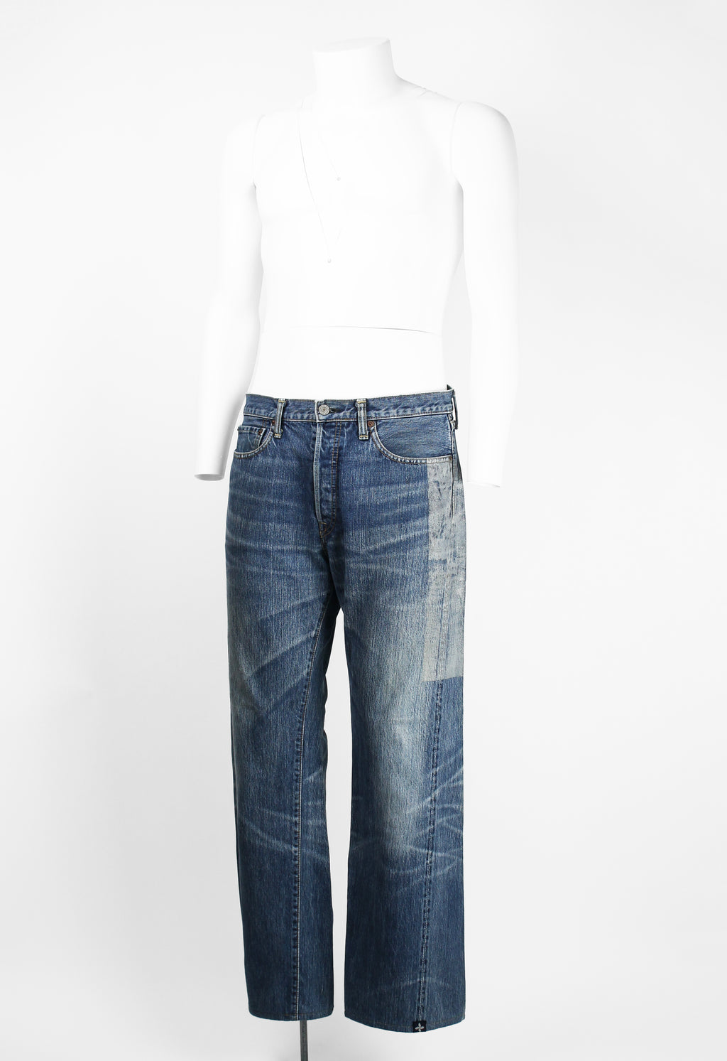 YOHJI YAMAMOTO POUR HOMME X SPOTTED HORSE SS 2002 MAGIC WASH JEANS