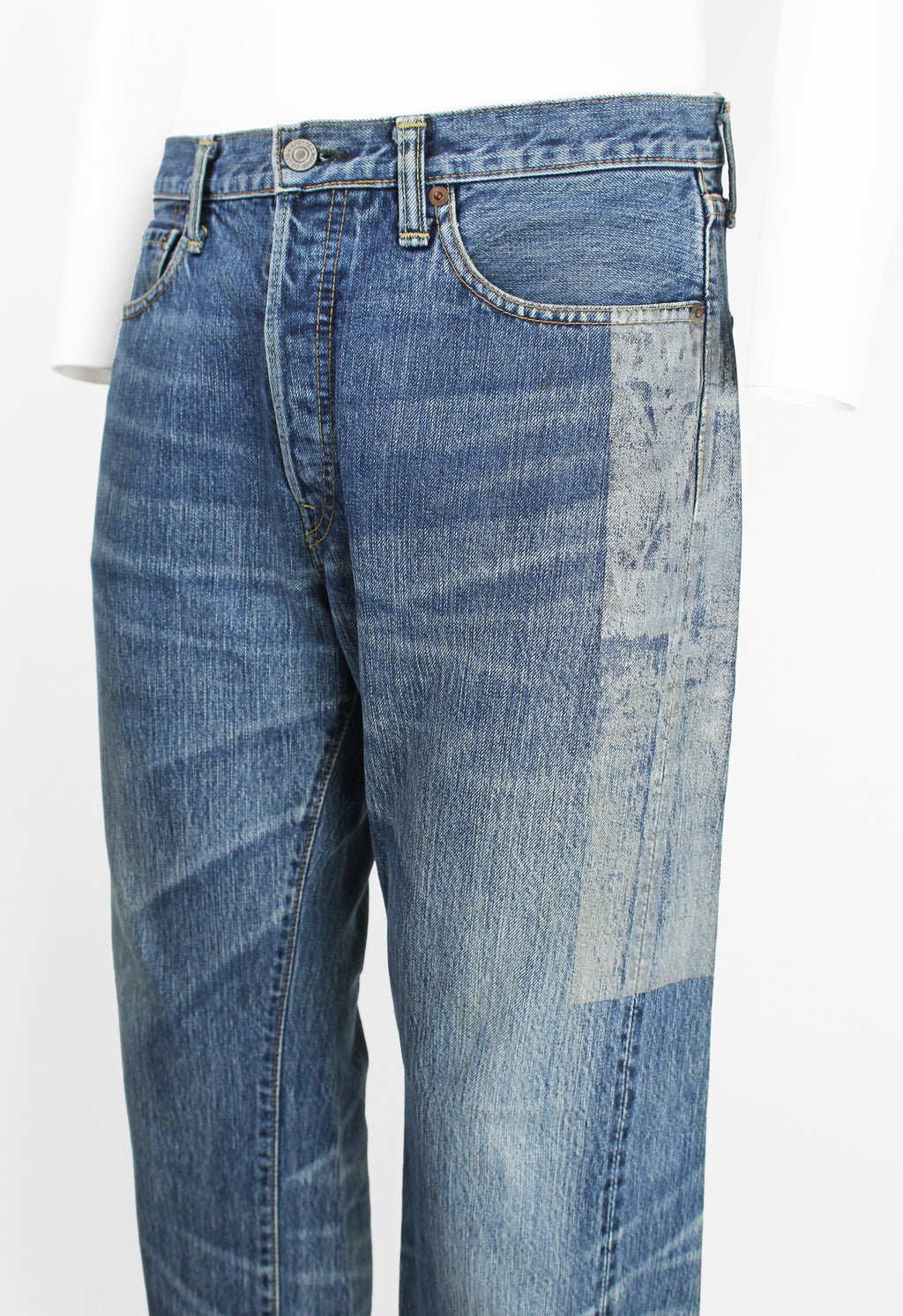 YOHJI YAMAMOTO POUR HOMME X SPOTTED HORSE SS 2002 MAGIC WASH JEANS