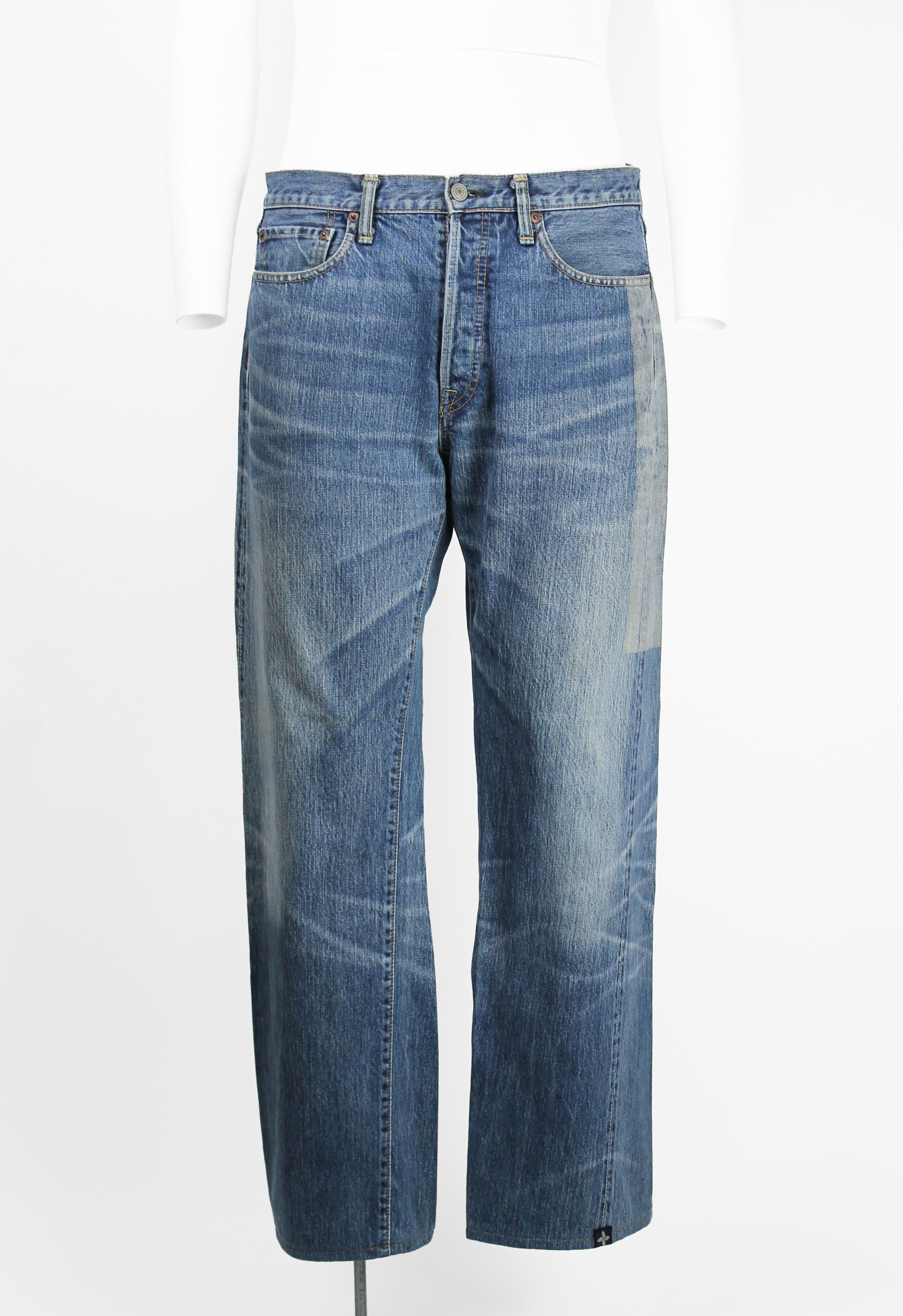 YOHJI YAMAMOTO POUR HOMME X SPOTTED HORSE SS 2002 MAGIC WASH JEANS