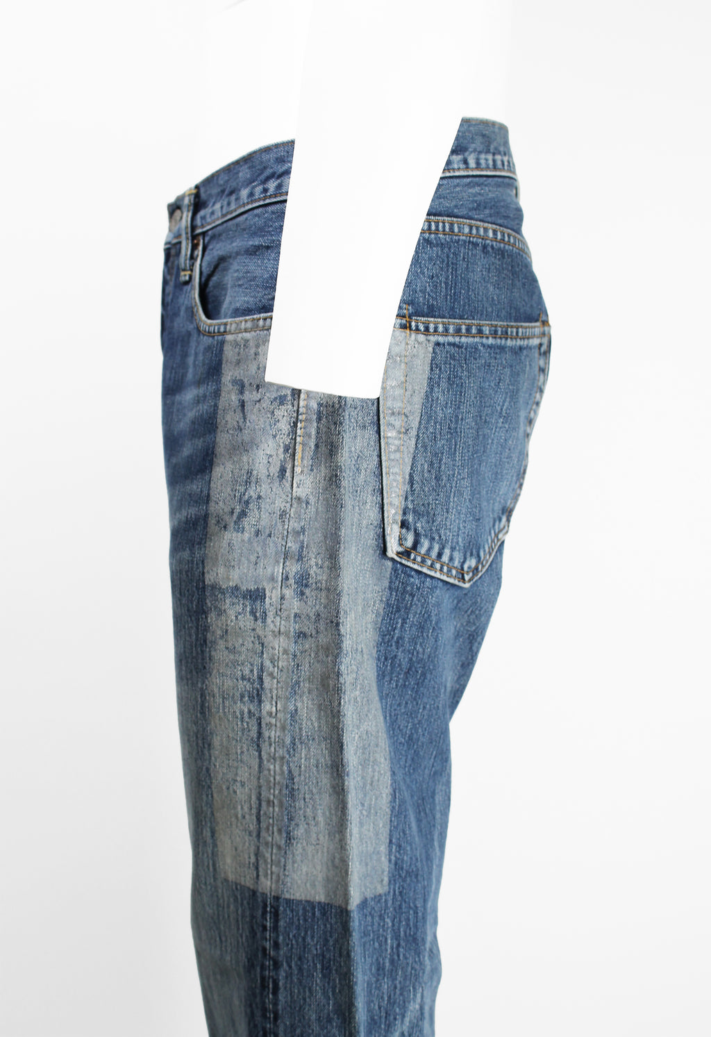YOHJI YAMAMOTO POUR HOMME X SPOTTED HORSE SS 2002 MAGIC WASH JEANS