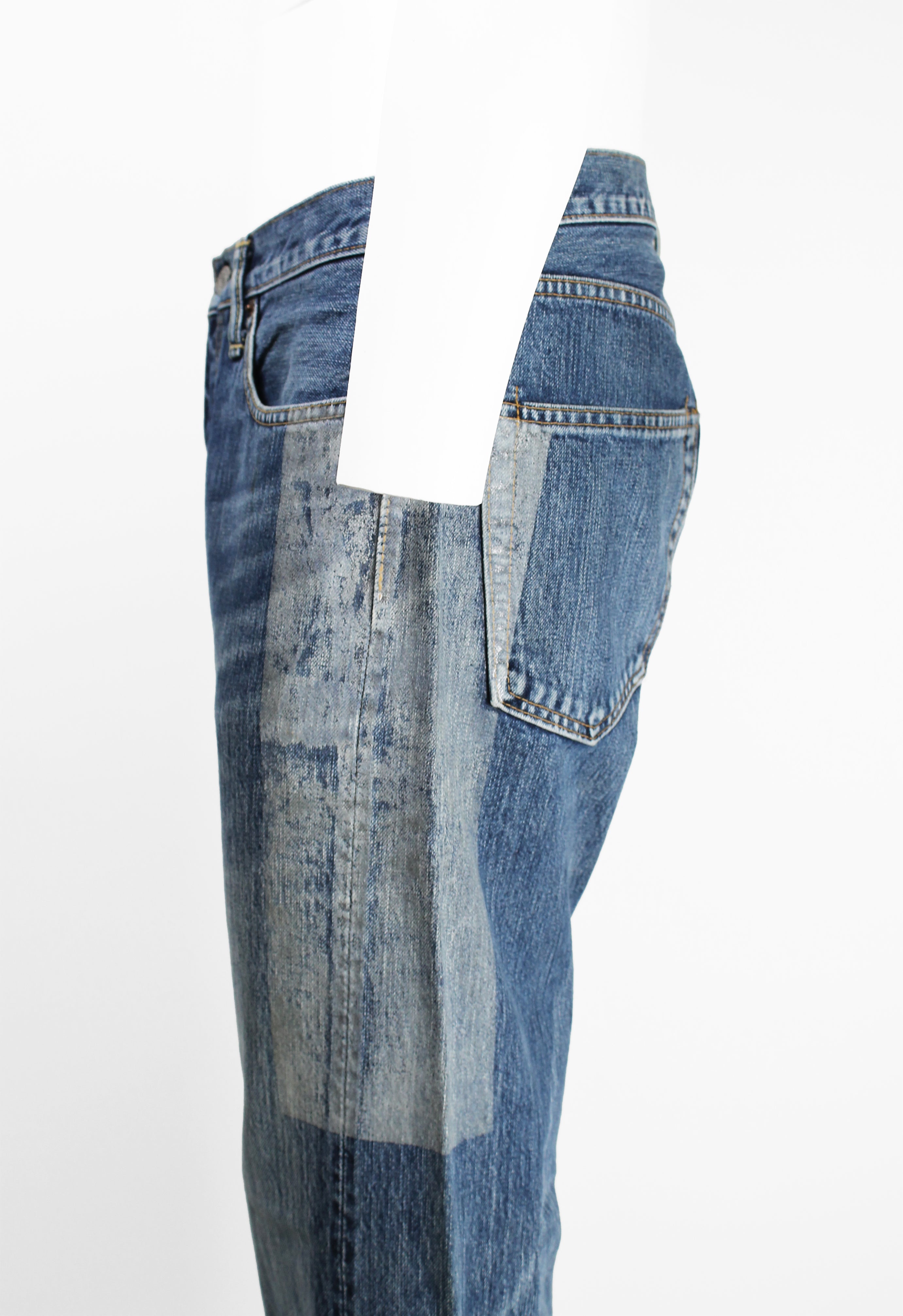 YOHJI YAMAMOTO POUR HOMME X SPOTTED HORSE SS 2002 MAGIC WASH JEANS