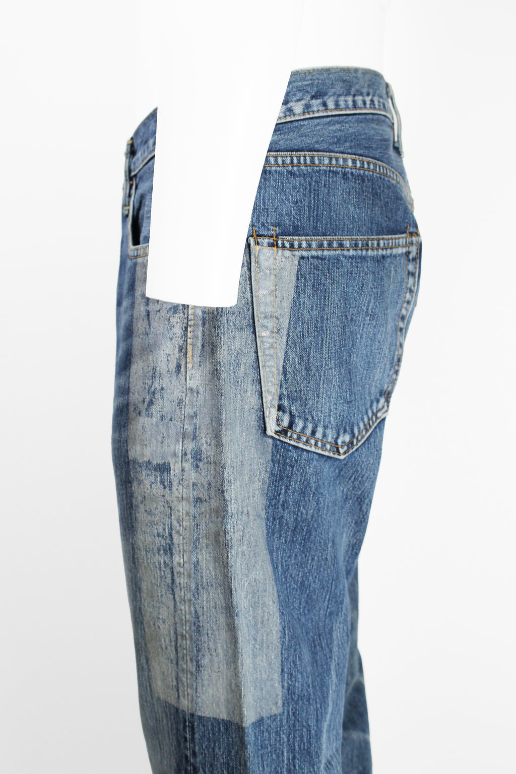 YOHJI YAMAMOTO POUR HOMME X SPOTTED HORSE SS 2002 MAGIC WASH JEANS