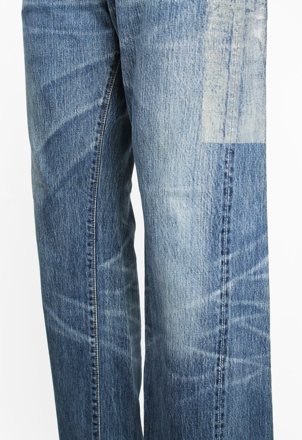 YOHJI YAMAMOTO POUR HOMME X SPOTTED HORSE SS 2002 MAGIC WASH JEANS