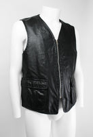 YOHJI YAMAMOTO Y'S 1990'S LEATHER POCKET VEST