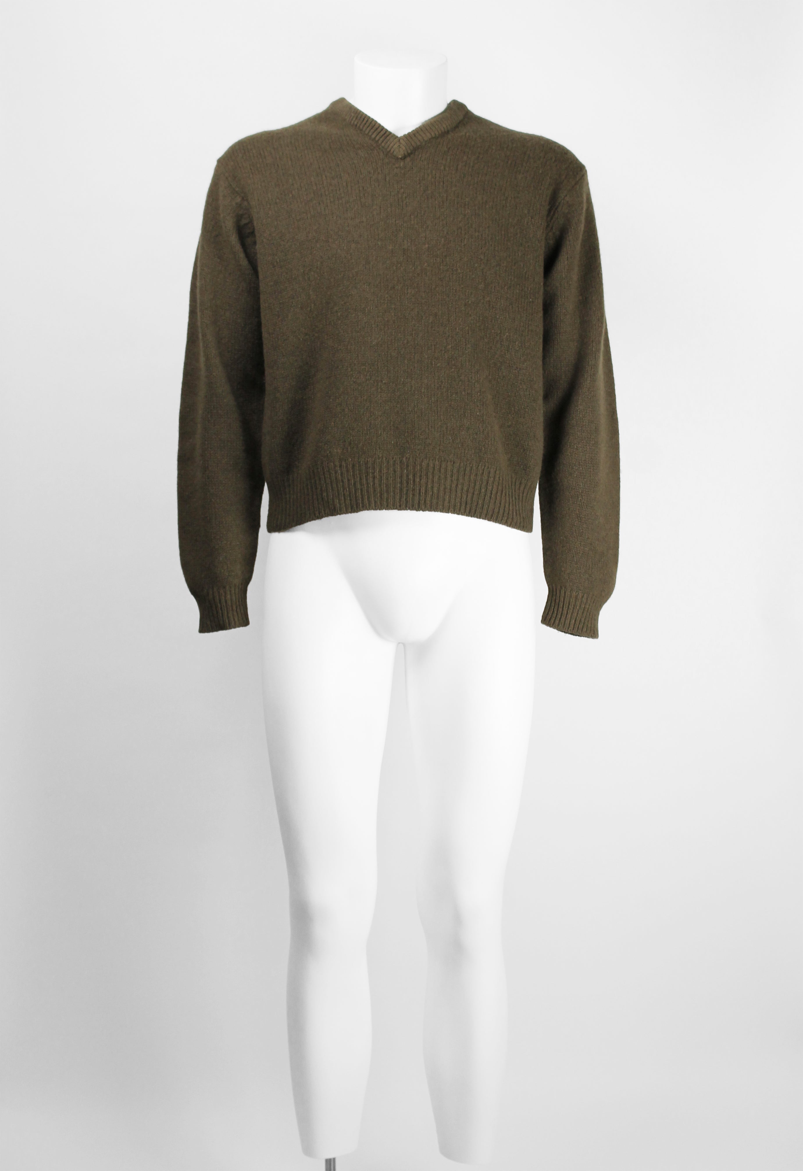 YOHJI YAMAMOTO Y'S 1990'S WOOL CROPPED KNIT