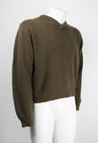 YOHJI YAMAMOTO Y'S 1990'S WOOL CROPPED KNIT