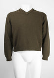 YOHJI YAMAMOTO Y'S 1990'S WOOL CROPPED KNIT