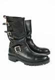 YOHJI YAMAMOTO Y'S ENGINEER BELTED BUCKLE BOOTS