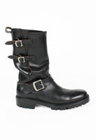 YOHJI YAMAMOTO Y'S ENGINEER BELTED BUCKLE BOOTS