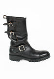 YOHJI YAMAMOTO Y'S ENGINEER BELTED BUCKLE BOOTS