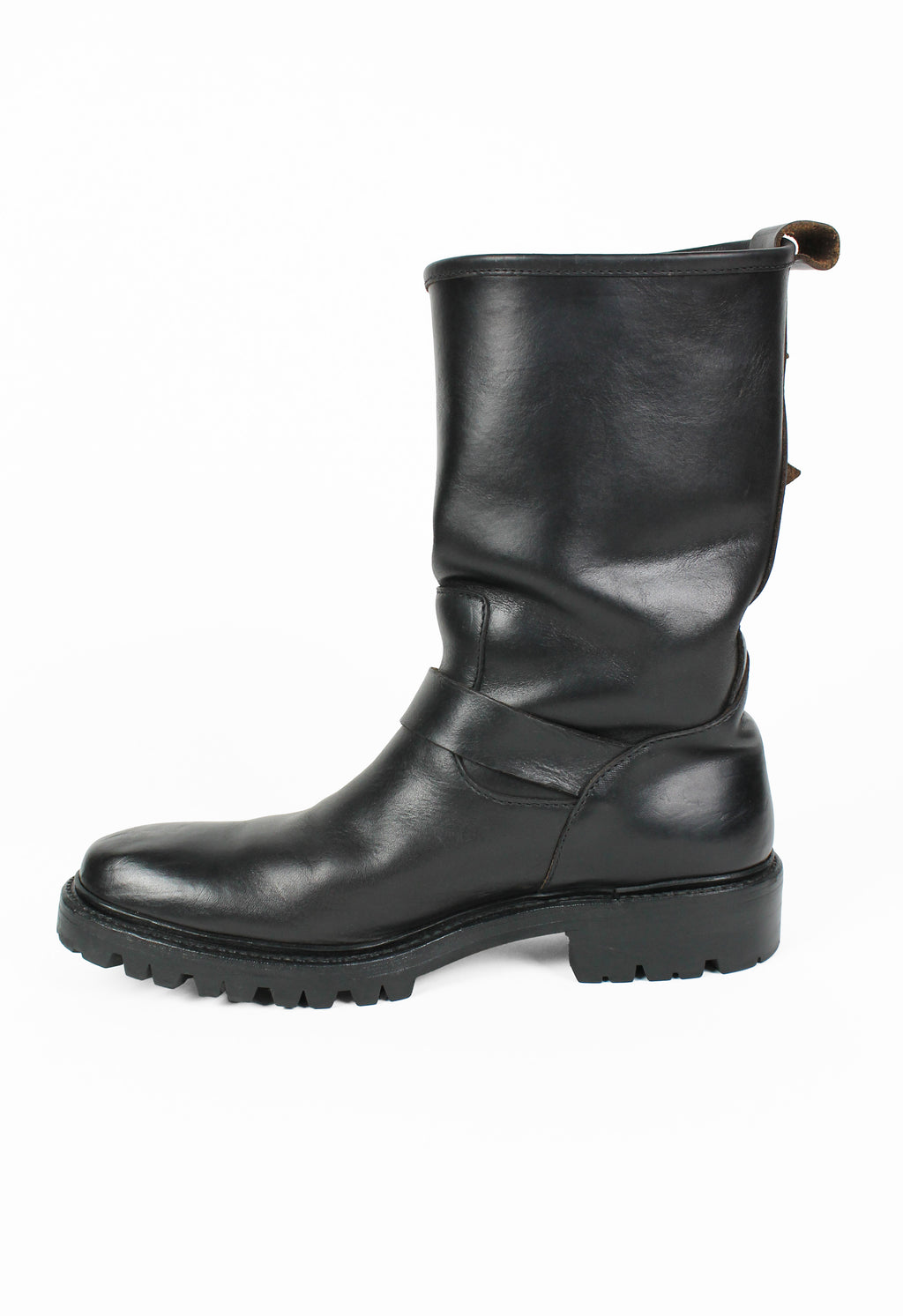 YOHJI YAMAMOTO Y'S ENGINEER BELTED BUCKLE BOOTS