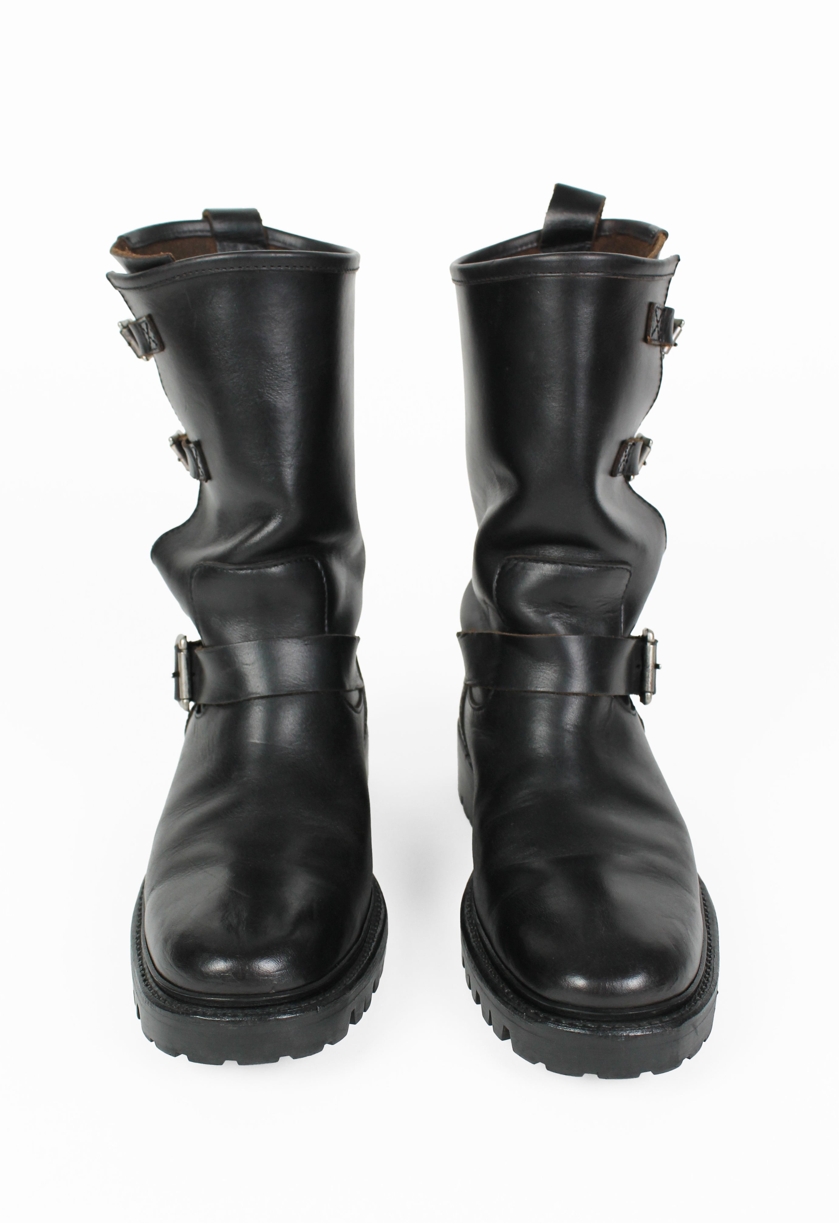 YOHJI YAMAMOTO Y'S ENGINEER BELTED BUCKLE BOOTS