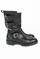 YOHJI YAMAMOTO Y'S ENGINEER BELTED BUCKLE BOOTS