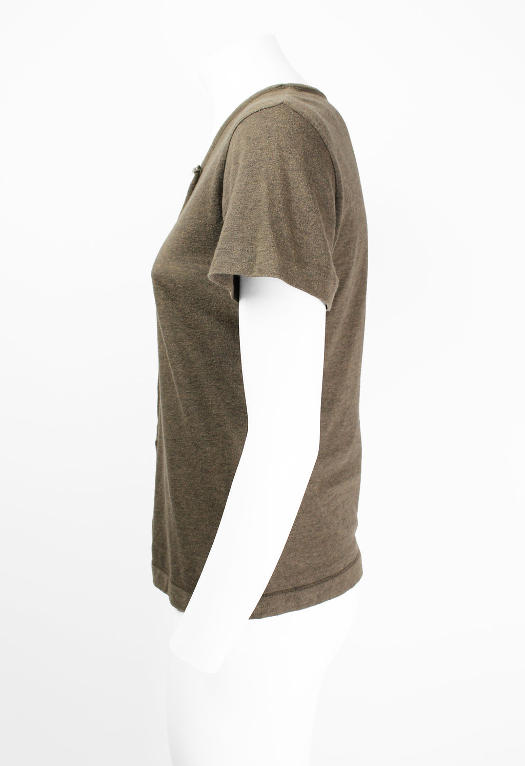 YOHJI YAMAMOTO Y'S FRILLED BUTTON TOP