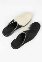 YOHJI YAMAMOTO Y'S SS 2004 CALF HAIR MULES