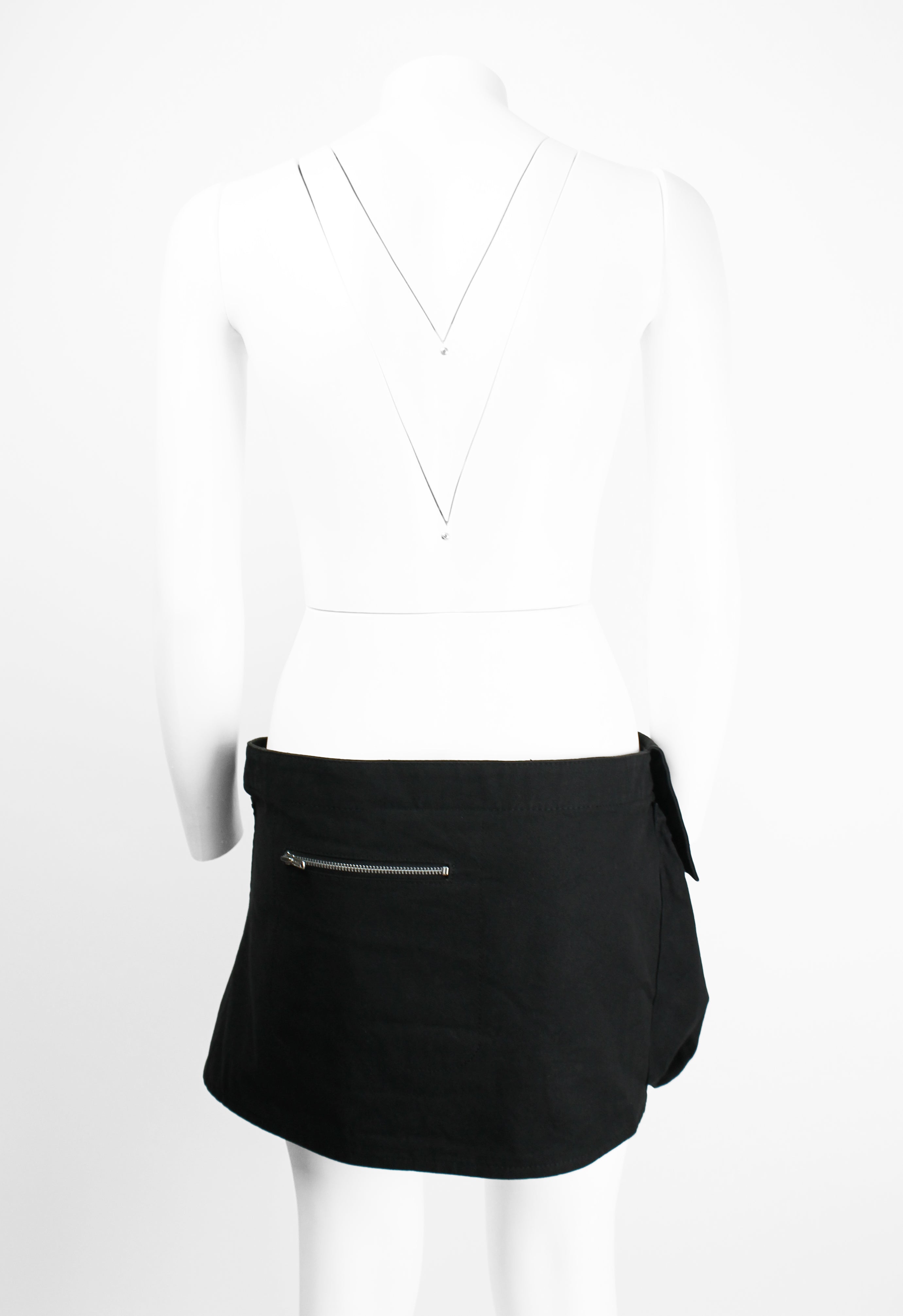 YOHJI YAMAMOTO Y'S X MANDARINA FW 2007 CARGO WAIST BAG SKIRT