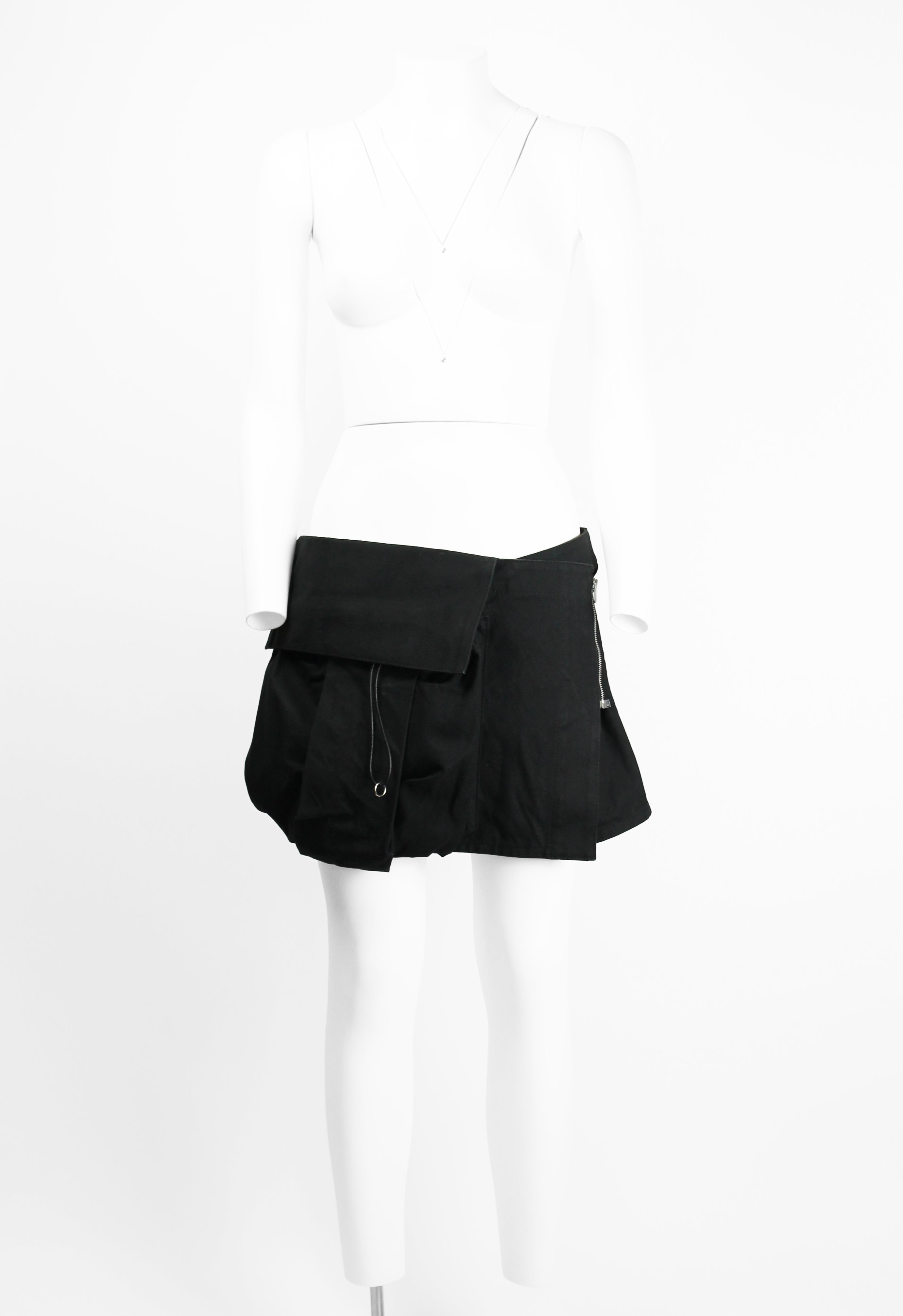 YOHJI YAMAMOTO Y'S X MANDARINA FW 2007 CARGO WAIST BAG SKIRT