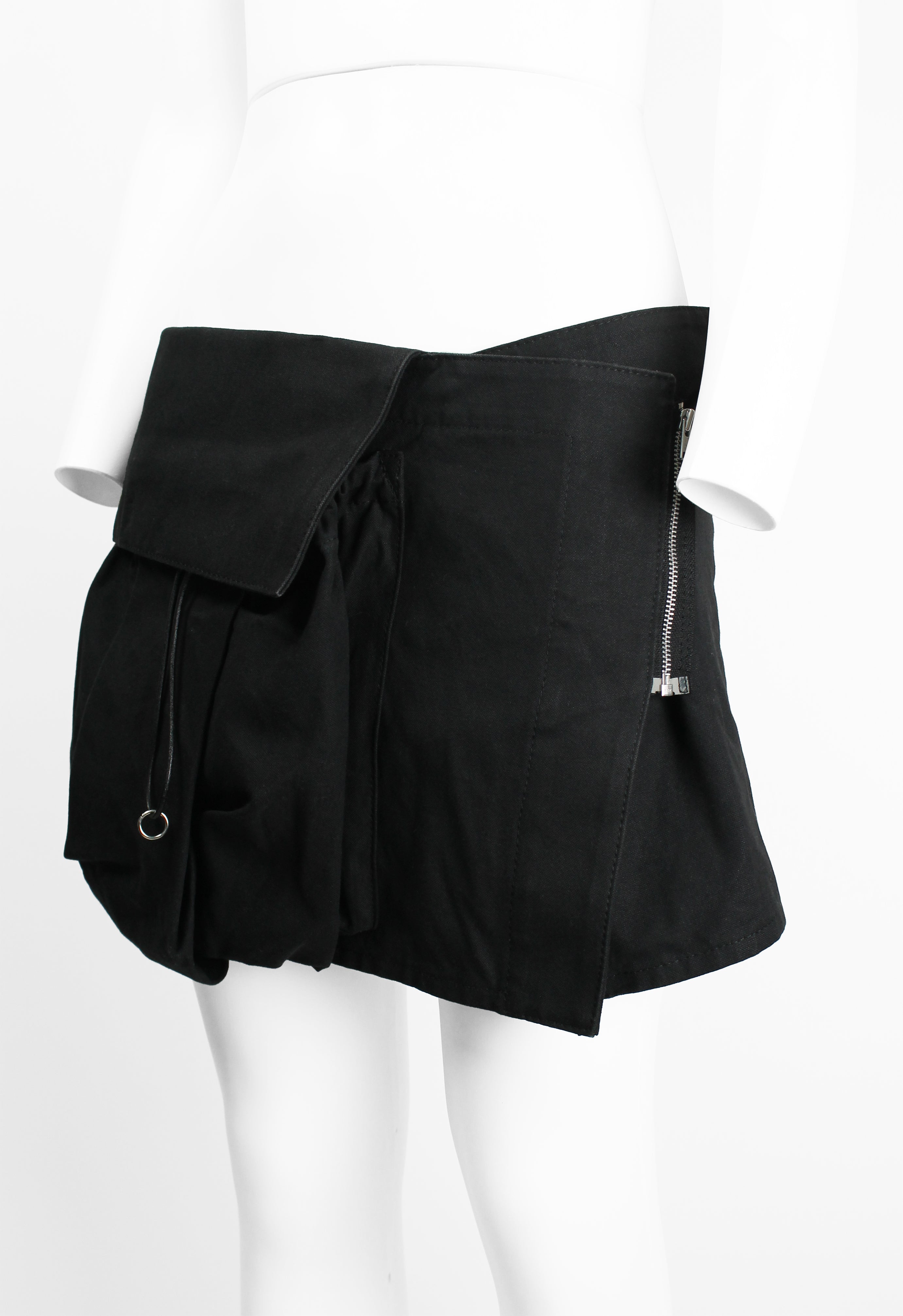 YOHJI YAMAMOTO Y'S X MANDARINA FW 2007 CARGO WAIST BAG SKIRT