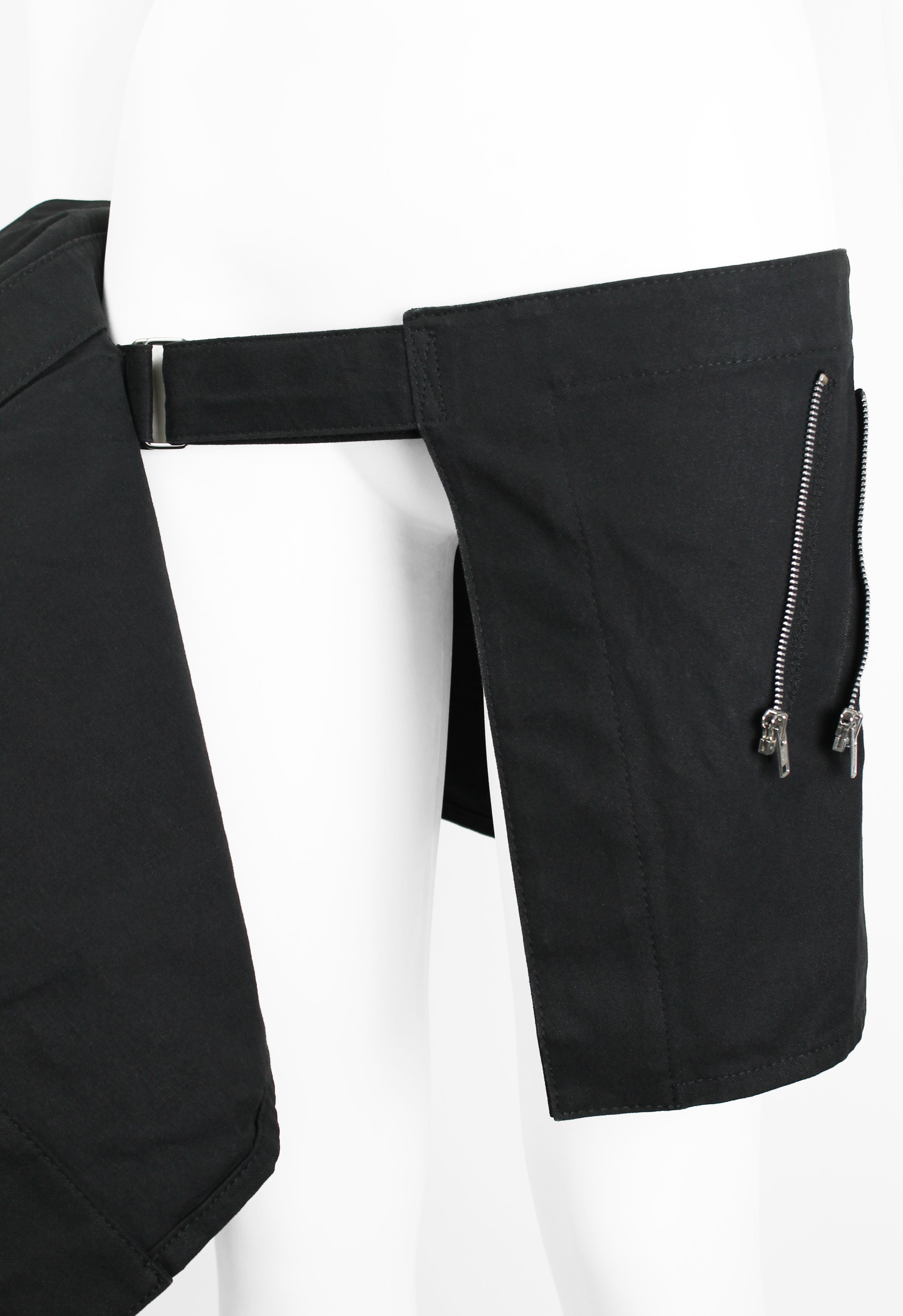 YOHJI YAMAMOTO Y'S X MANDARINA FW 2007 CARGO WAIST BAG SKIRT